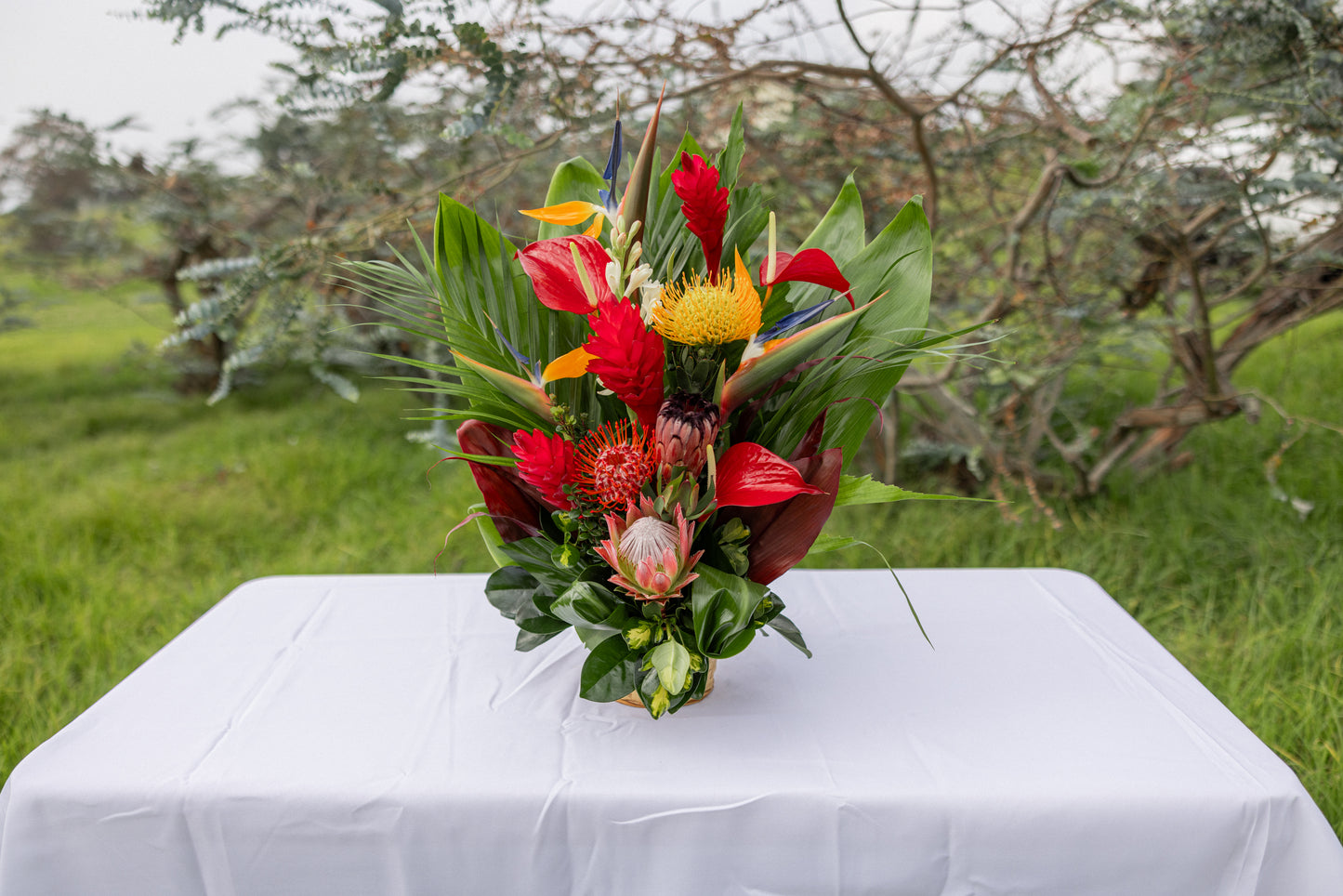 Tropical & Protea Arrangement